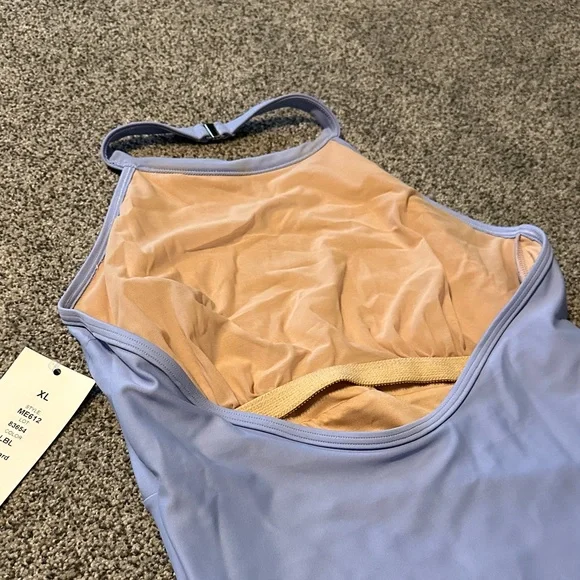 MARIA NWT periwinkle halter leotard - Picture 5 of 8